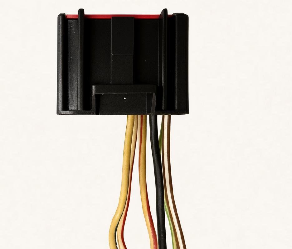 The larger black connector on the XJ DVD drive